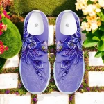 Floral Print Flyknit Sneakers with Breathable Upper, Lightweight Sole and Comfortable Fit for Casual Walks and Outdoor Activities - Image 2