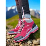 Women's Waterproof Hiking Boots – Durable Anti-Slip Outdoor Trekking Shoes for Camping, Climbing and Long-Distance Walking