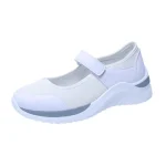 Women's Breathable Mesh Mary Jane Sneakers with Velcro Strap – Lightweight Casual Walking Shoes - Image 2