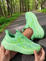 Women's Mesh Running Shoes – Lightweight Breathable Lace-Up Sneakers for Park Jogging and Fitness Training - Image 4