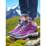 Women's Waterproof Hiking Boots – Durable Anti-Slip Outdoor Trekking Shoes for Camping, Climbing and Long-Distance Walking - Image 8